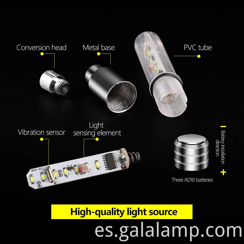 Válvula de bicicleta de montaña Core Wheel Light para advertencia de seguridad de conducción